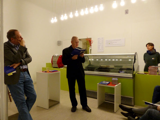 Olaf Kühl liest Witold Gombrowicz in der Eisbox