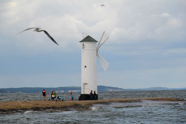 Leuchtturm vor Swinemünde / Swinoujście