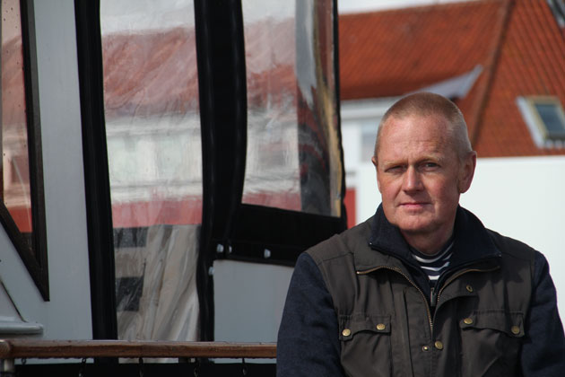 Olaf Kühl im Hafen Nexö - Foto Wiesia Piećko