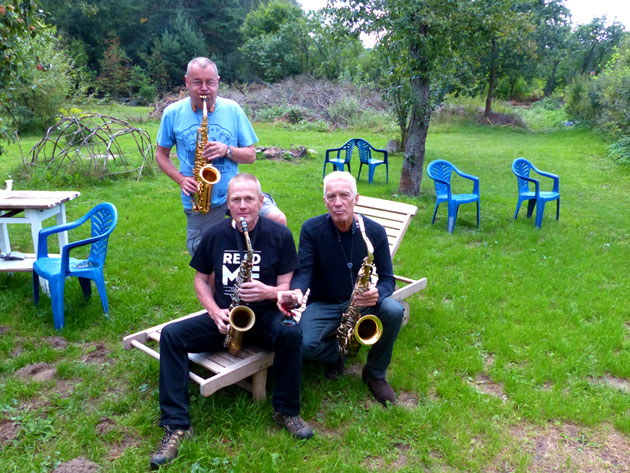 Marek Juszczak, Olaf Khl, Robert Knuth - Jam Session in Dominikowo August 2014