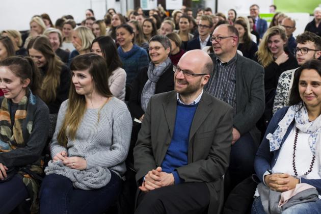 Olaf Kühl im Goethe Institut Krakau 2017 Foto Andrzej Banaś