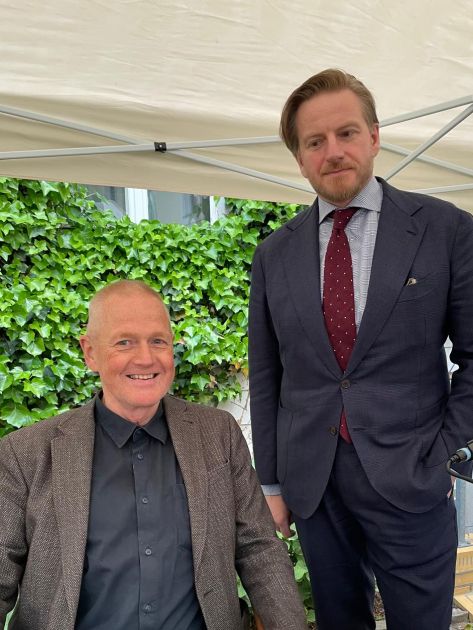 Szczepan Twardoch und Olaf Khl in der Kleist-Schule Potsdam