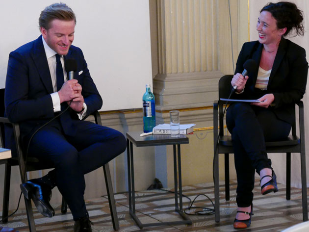 Szczepan Twardoch und Julia Riedhammer Foto Drago Hari