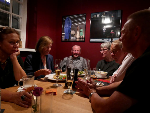 Abendessen nach der Preisverleihung