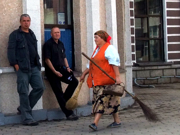 Andrzej Stasiuk und Olaf Kühl in Tschita